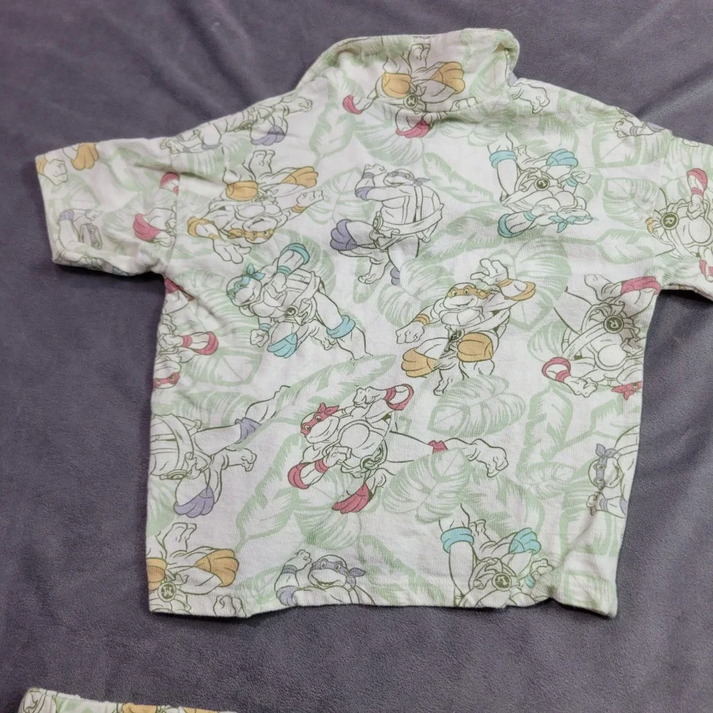 Nickelodeon TMNT Toddler Boys 2T Tropical Ninja Turtles‎ Shirt and Shorts Set
